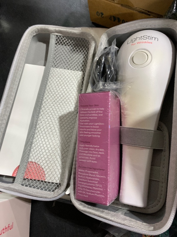 Photo 1 of LightStim for Wrinkles LED Red Light Therapy with 72 LEDs (605, 630, 660, & 855 nm Wavelengths). Reduces Fine Lines, Wrinkles, Rejuvenates Skin, and Maintains a Youthful Appearance FDA Cleared White