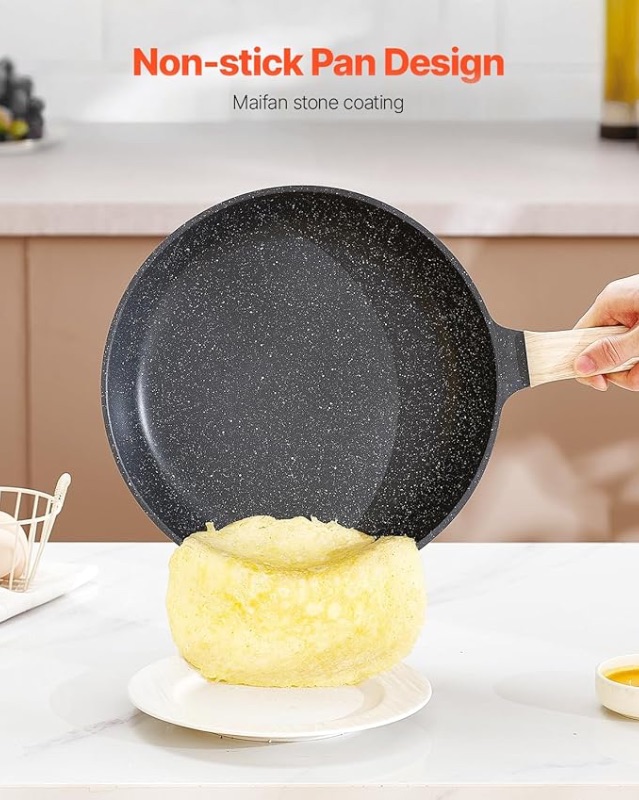 Photo 1 of Nonstick Frying Pan Skillet, 9-inch Saute 