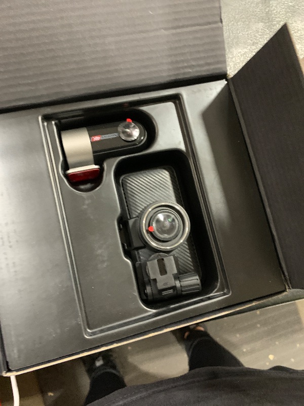 Photo 1 of Miofive Dash Cam Car Front Rear 4K+4K WiFi Bluetooth Dash Cam with 64GB SD Card, Dual Car Camera with Parking Monitoring, Super Night Vision, HDR, G-Sensor, Loop Recording, App Control, Max 512GB