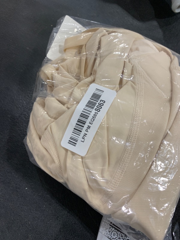 Photo 1 of Decorus Backless Plunge Shapewear Bodysuits - Women Low Back Body Shaper ?Beige Full Body Tummy Control Built in Bra With Plunge