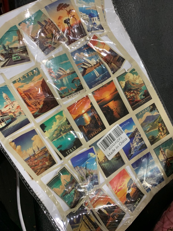 Photo 1 of 100 Unique Sunrise & Sunset Stickers - Aesthetic Travel Stickers for Journals, Cars, Travel Cases & Photo Albums