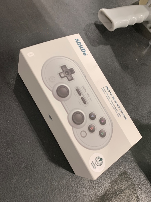 Photo 1 of 8Bitdo SN30 Pro Bluetooth Controller, Hall Effect Joystick Update, Compatible with Switch, PC, macOS, Android, Steam Deck & Raspberry Pi (Gray)