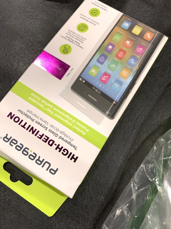 Photo 1 of PureGear Maximum Clarity HD Tempered Glass Screen Protector for Apple iPhone 16 Pro Max (2024) 6.9", Full Coverage, Case Friendly Fit, Lifetime Replacement (Self Alignment Installation Tray included)