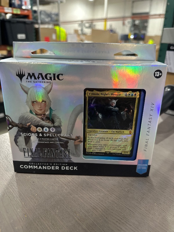 Photo 1 of Magic: The Gathering - Final Fantasy Collector’s Edition Commander Deck Bundle - Includes All 4 Surge Foil Decks