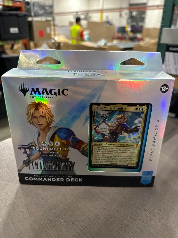 Photo 1 of Magic: The Gathering - Final Fantasy Collector’s Edition Commander Deck Bundle - Includes All 4 Surge Foil Decks