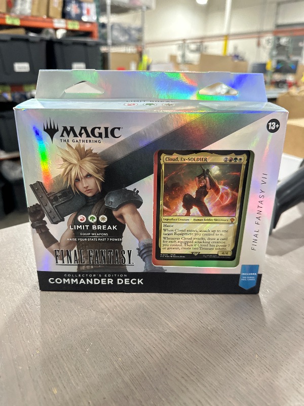 Photo 1 of Magic: The Gathering - Final Fantasy Collector’s Edition Commander Deck Bundle - Includes All 4 Surge Foil Decks