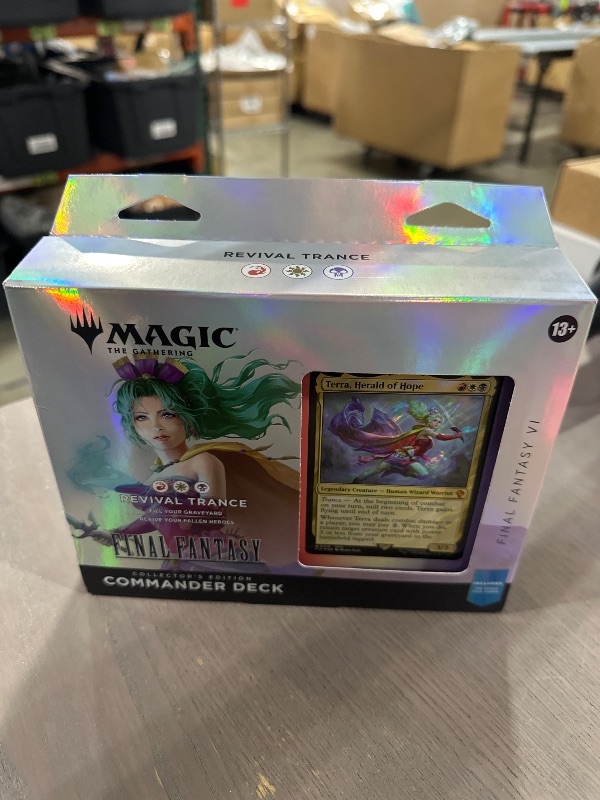 Photo 1 of Magic: The Gathering - Final Fantasy Collector’s Edition Commander Deck Bundle - Includes All 4 Surge Foil Decks
