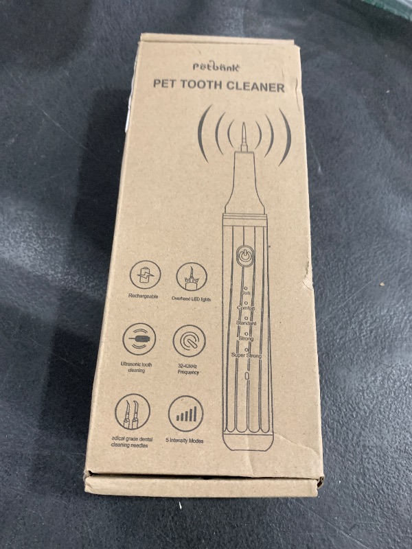Photo 1 of Petbank 12-in-1 Dog Tooth Brushing Kit - Ultrasonic Tartar Plaque Remover Tool for Teeth with LED Light, Dog Sonic Tooth Cleaner with Dental Tools Scaler Scraper for Dog Teeth Cleaning, USB Charge