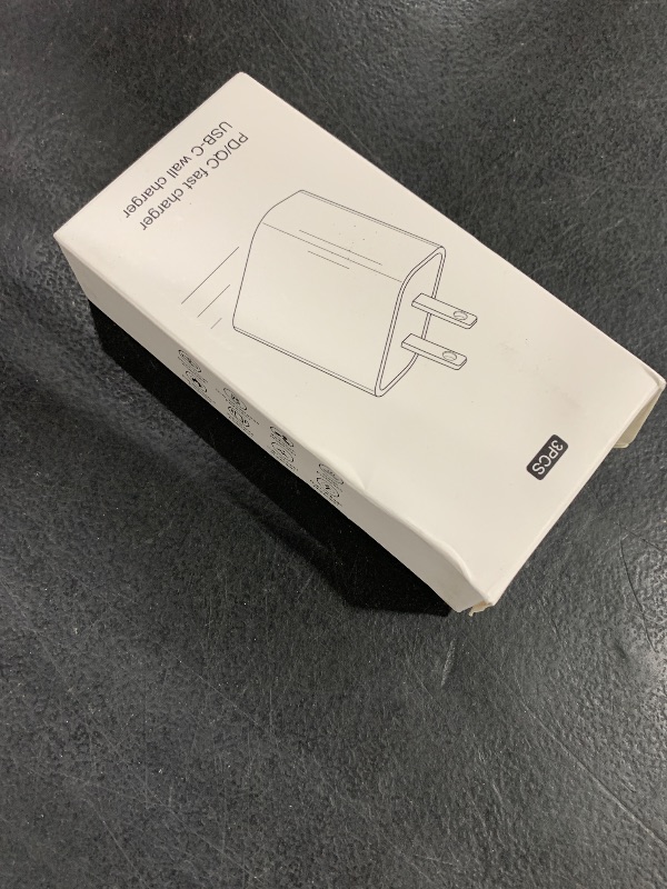Photo 1 of USB C Charger Block 3-Pack for Apple Watch iPhone 16 15 14 13 12 11, Type-C PD Fast Charging 20w Power Adapter Wall Charging Plug Cube for iPad 2025 2024 2022 2020, White (Cable Not Included)