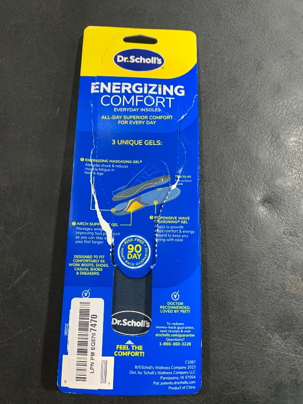 Photo 1 of Dr. Scholl’s Energizing Comfort Women’s Everyday Insoles with Massaging Gel - Clinically Proven, All-Day Energy and Comfort Inserts with Patented Triple Gel Design - Shock Absorbing, Arch Support