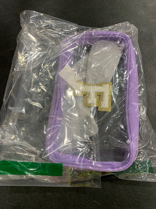 Photo 1 of Letter F see thru bag