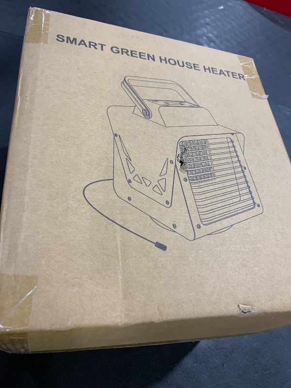 Photo 1 of Kiroto 1500w Greenhouse Heater,with APP Remote Control, Portable Outdoor Winter Heater With Thermostat For Plants & Vegetables Grow Tent, Smart Safe