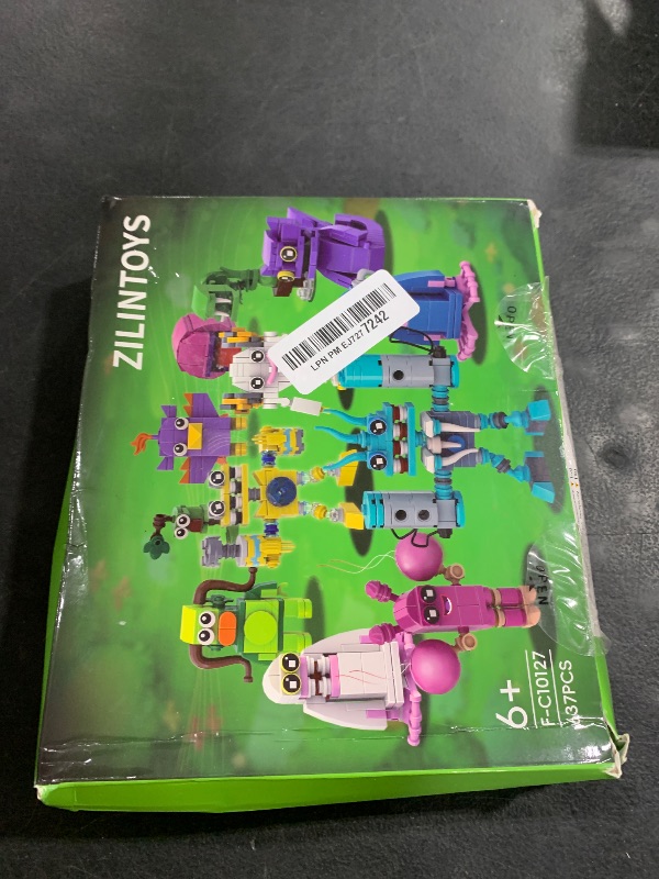 Photo 1 of 12 in 1 Singing Monster Figures Building Set, Wubbox Monsters Action Figure Game Toy Collectible Decoration Building Toy Compatible with Lego, Great Gift for Fans, Boys and Girls Aged 6+ (637 Pieces)