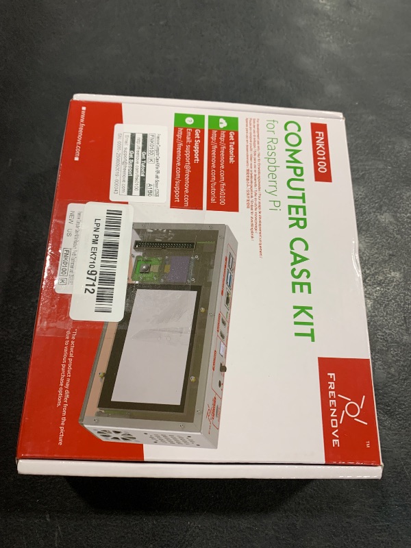 Photo 1 of FREENOVE Raspberry Pi 5 Case with Screen (4.3'' Touchscreen), 128GB M.2 NVMe SSD 800 MB/s, 5 MP Camera, OLED Screen, Stereo Speakers, 3.5 mm and Optical Audio (S/PDIF)