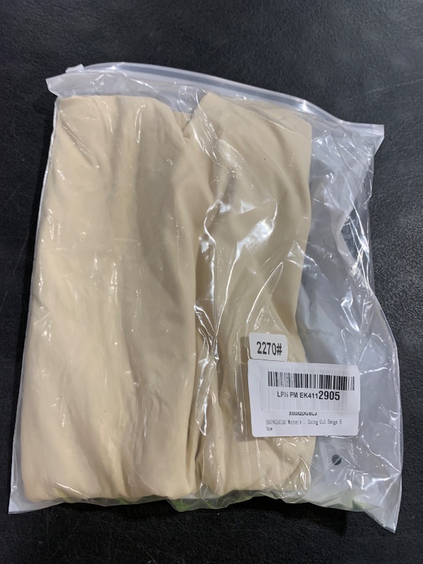 Photo 1 of SAUNGKUAI Women’s Bodysuit Sexy Plunge Deep V Neck Backless Sleeveless Tank Thong Body Suits Outfits for Going Out Beige S