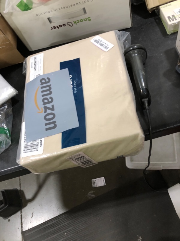Photo 1 of Bedsure 100% Washed Cotton Duvet Cover Queen Size - Greige Minimalist Cotton Duvet Cover Linen Like for All Seasons - GentleSoft™ Plain Simple Bedding, 3 Pieces (Greige, Queen, 90"x90")