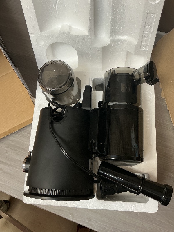 Photo 1 of Juicer Machines, ECOSELF Large Feed Chute for Family Needs, Professional Hands Free Cold Press Juicer For Whole Fruits & Vegetables, Self Feeding for Juice Extractor Machine, Easy to Clean
