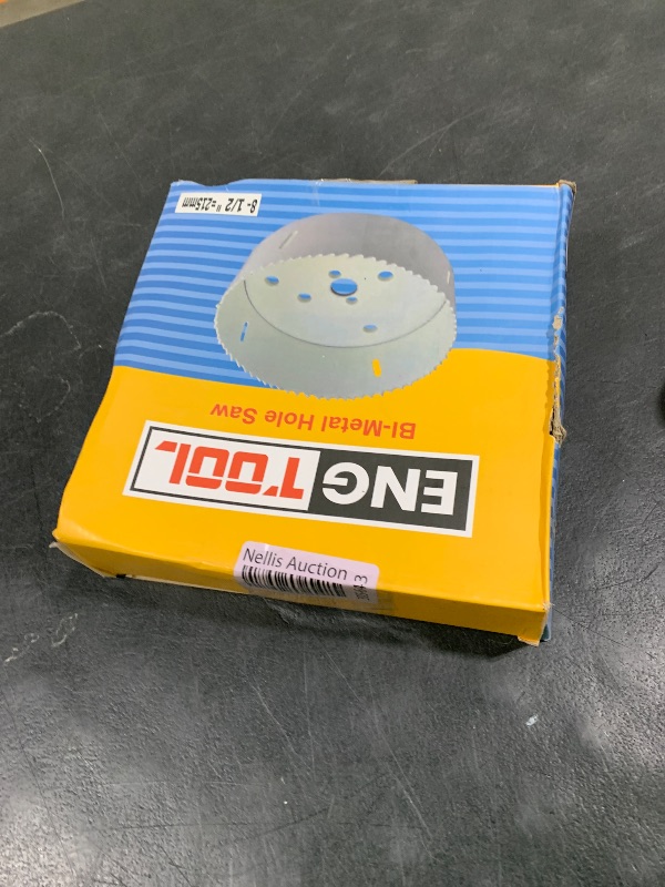 Photo 1 of MaxTool 8-1/2" Bi-Metal Cobalt Hole Saw 216mm HSS M42 Bimetal Holesaw 1.5" Deep for Metal Wood Plastic Composite etc; BM42W38R832