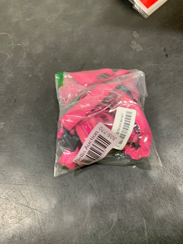 Photo 1 of SlowTon No Pull Small Dog Harness and Leash Set, Puppy Soft Vest Harness Neck & Chest Adjustable, Reflective Lightweight Harness & Anti-Twist Pet Lead Combo for Small Medium Dogs (Fuchsia, S)