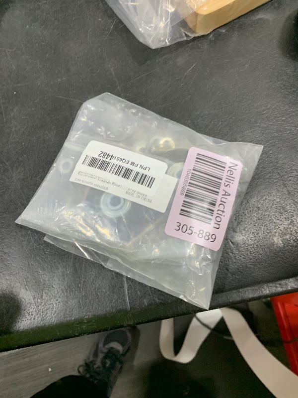 Photo 1 of uxcell Replacement Luggage Wheels 45x18mm Suitcase Wheel Repair Kits Include 2 PU Bearing Wheels & Washers, Wrenches & Axle Screw for Trolley Bag, Inline Skate and Caster Board