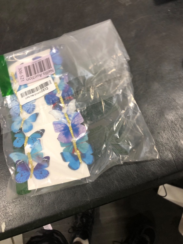Photo 1 of DEEKA Butterfly Hair Clips 16 PCS Small Realistic Colorful Handmade 90s Hair Clips Barrette Hair Accessories for Women and Girls -Blue&Purple
