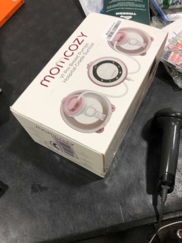 Photo 1 of Momcozy Breast Pump V1 Pro Hospital-Grade, Hands-Free & Portable Wearable Pump, Upgraded Electric Pump with 3 Fine-Tuned Rhythms|15 Levels, Come with Leak-Proof DoubleFit Flange, Cozy Red.