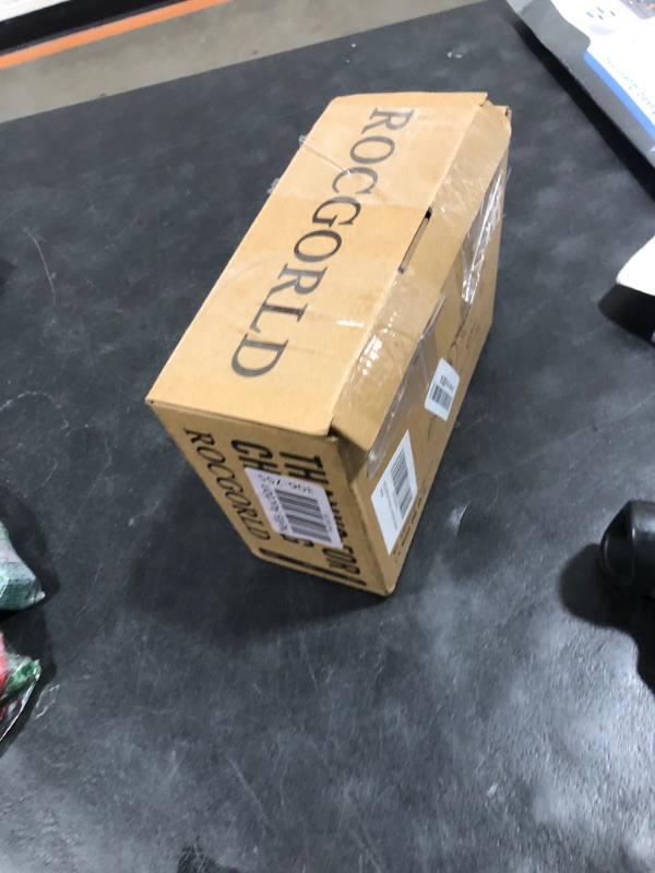 Photo 1 of ROCGORLD R8 Tire Inflator Portable Air Compressor, DC 12V Air Compressor Portable with Large Dual Digital Screen, 3X Faster Inflation Air Pump for Car, Bike, Ball, Motor