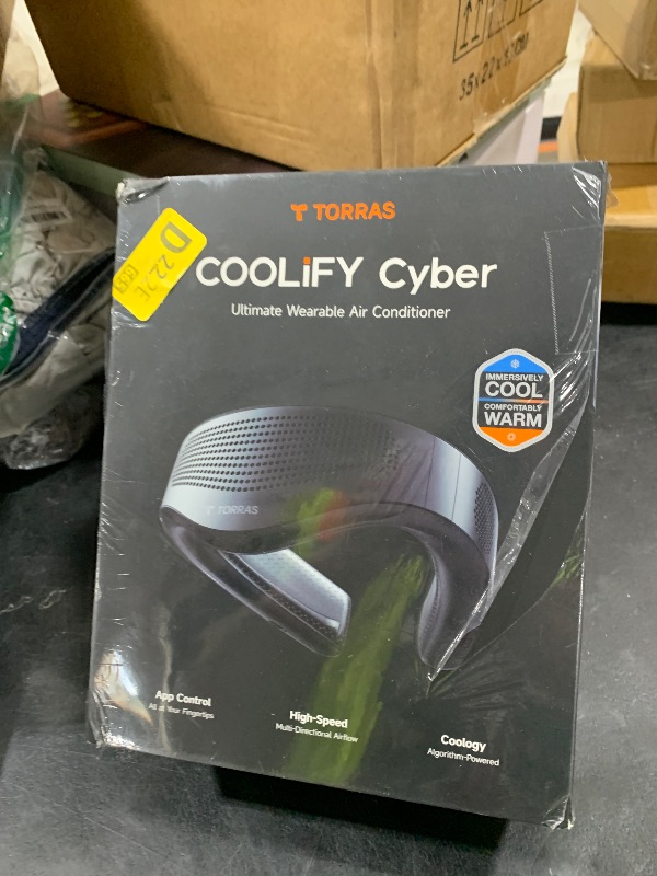 Photo 1 of TORRAS 2025 Top Al Neck Fan Air Conditioner Coolify Cyber, Portable Neck Fans that Blow Cold Air?No.1 Coolest & 720° Immersive Cooling? Personal AC Rechargeable for Outdoor/Indoor. Gifts for Dad/Mom