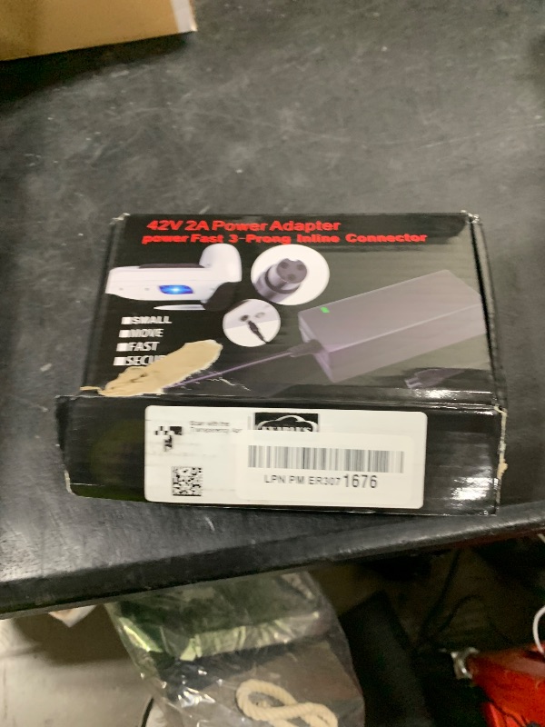 Photo 1 of EVAPLUS 42V 2A Fast Charger with 3-Prong 0.31" Plug | for 36V Lithium Batteries- Compatible with Pocket Mod, Sports Mod, Electric Scooters