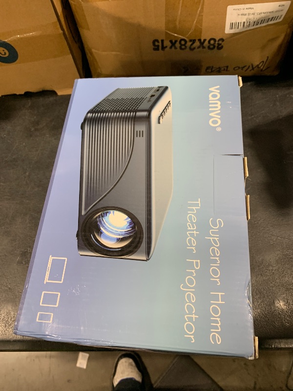Photo 1 of vamvo Mini Projector WiFi Portable Movie Projectors, Outdoor Projector with Stylish streamlined Design, Smartphones and Tablets Can Easy Connection to Video Projectors