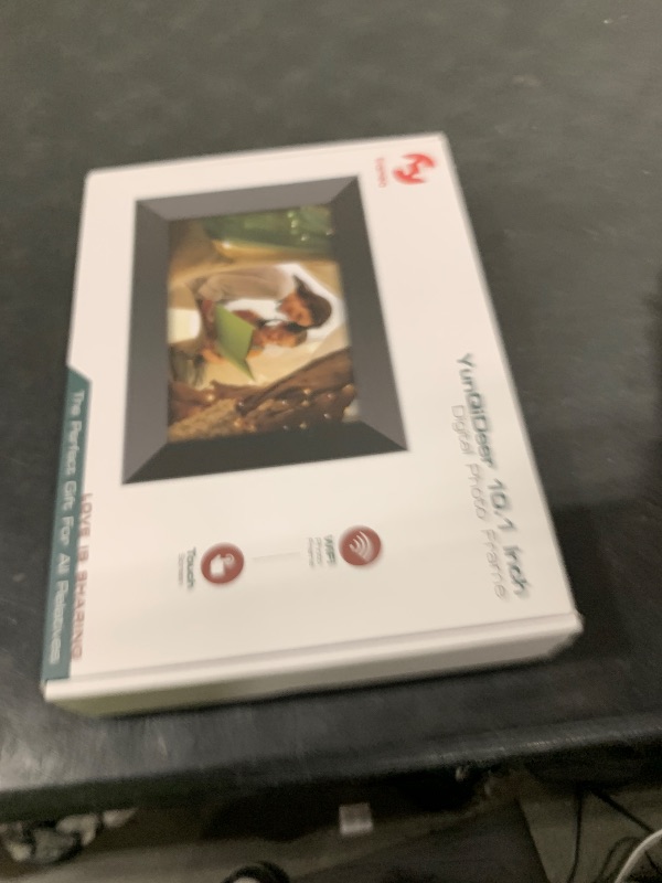 Photo 1 of Frameo 10.1 Inch WiFi Digital Picture Frame with 1280 * 800P IPS Touch Screen HD Disply,Video Clips and Slide Show,Auto-Rotate, Wall Mountable,Send Photos Instantly from Anywhere with via Frameo APP