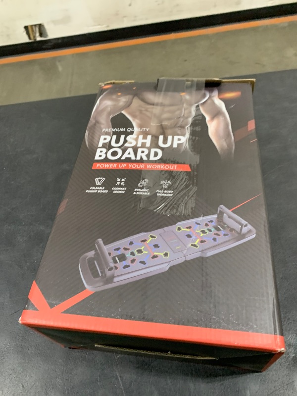 Photo 1 of Push Up Board,Home Gym,Portable Exercise Equipment,Pilates Bar and 20 Fitness Accessories with Resistance Bands and Ab Roller Wheel,Full Body Workout at Home
