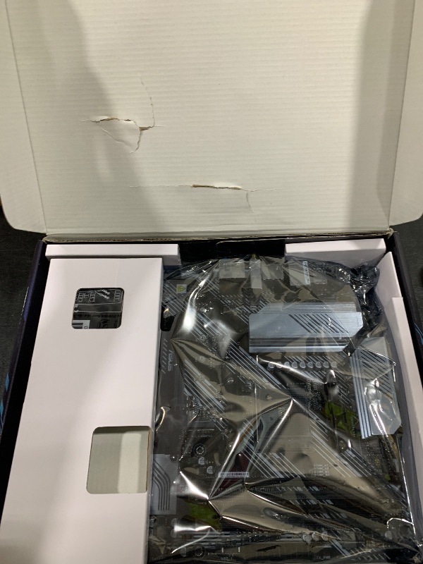 Photo 1 of ASUS Prime B550-PLUS AC-HES AMD AM4 (3rd Gen Ryzen) ATX Motherboard (Dual M.2, PCIe4.0, WIFI5, 1Gb Ethernet, SATA 6 Gbps, USB 3.2 Gen 2 Type-C, Front USB 3.2 Gen 1 Type-C and CEC Tier II Ready)