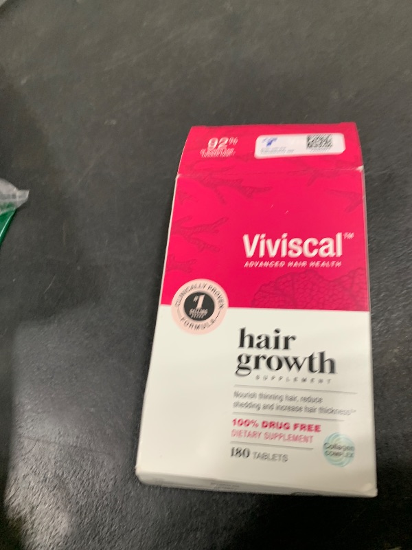 Photo 1 of Viviscal Hair Growth Supplements For Women For Thicker, Fuller Hair, Nourishes Thinning & Loss, With Proprietary Collagen Complex, 180 Tablets, 3 Month Supply