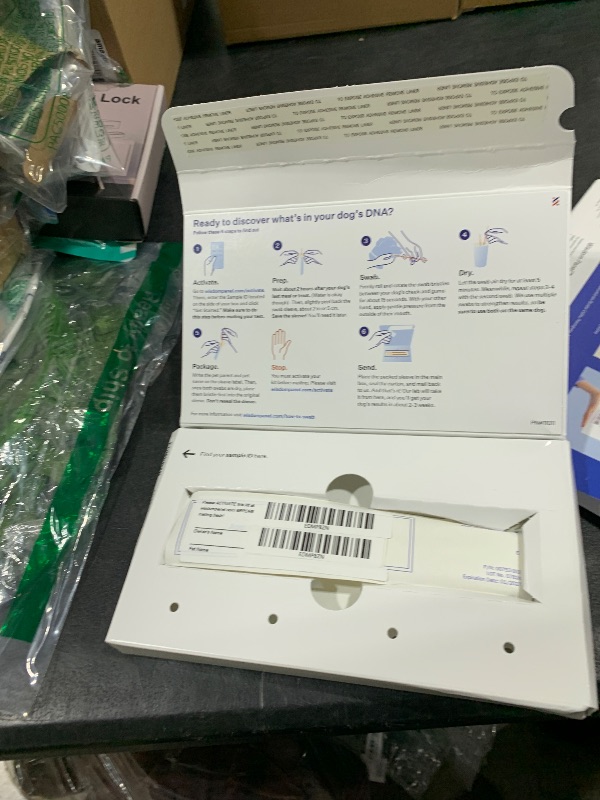 Photo 1 of Wisdom Panel Essential Dog DNA Kit: Most Accurate Test for 365+ Breeds, 30 Genetic Health Conditions, 50+ Traits, Relatives, Ancestry - 1 Pack