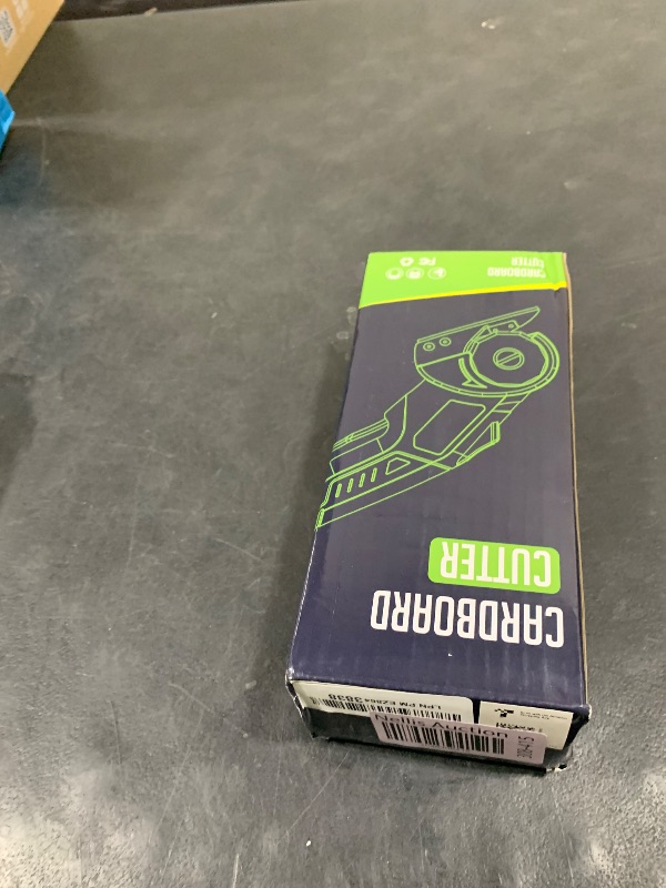 Photo 1 of Cordless Electric Scissors: 4V Rechargeable Rotary Cardboard Cutter, 3000mAh Battery, with LED Light, 2 Blades, Box Cutter for Fabric Carpet Carton Plastic Leather Cloth