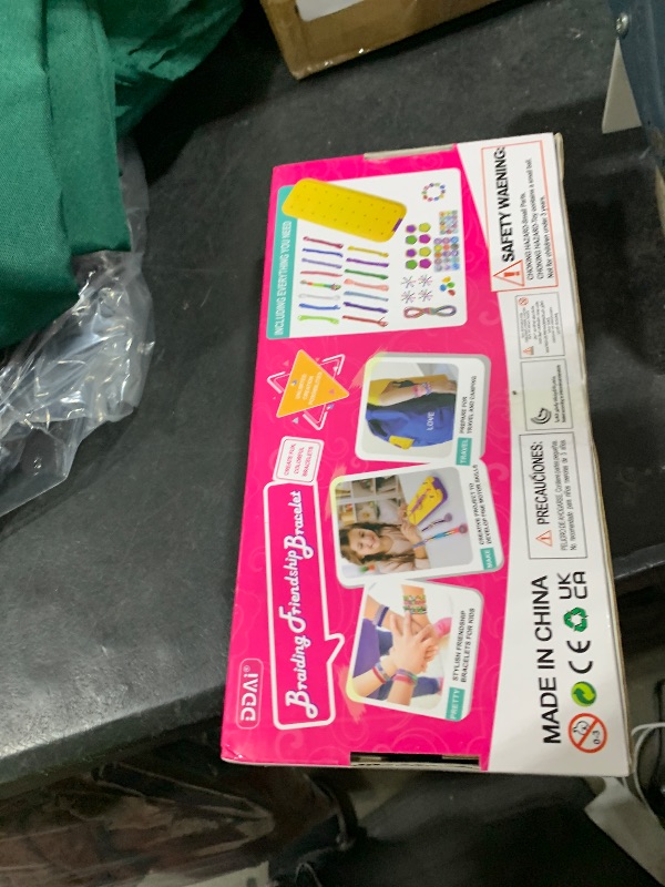 Photo 1 of DDAI Arts and Crafts for Kids Age 8-12 Friendship Bracelet Making Kit for Girls - Best Birthday Gifts Ideas for Girl 7 9 10 11 Year Old - Popular Bracelets String Maker Toys Set