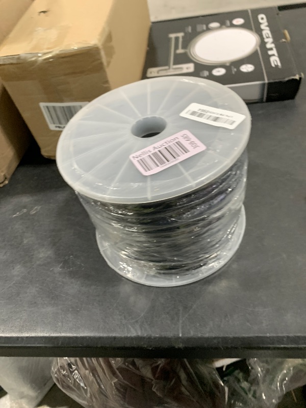 Photo 1 of MARINE SYSTEM Made 3/8 Inch 100 FT 150 FT Black Grey Nylon Anchor Line Double Braided Anchor Rope/Line with Thimble (3/8" x 150' Grey Nylon)