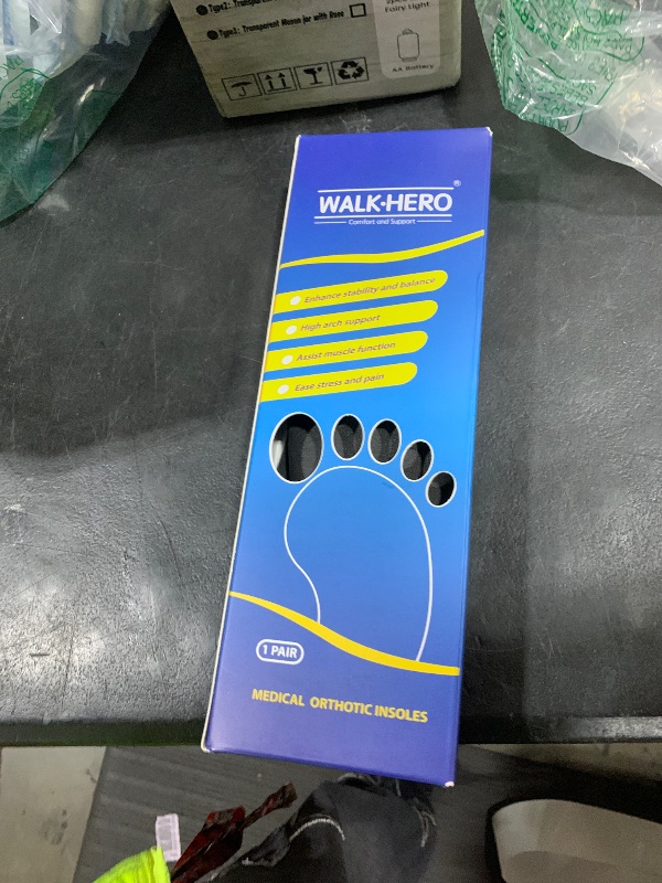 Photo 1 of Plantar Fasciitis Insoles for Men Women - Orthotics Inserts, Shoe Insoles Arch Support Flat Feet Inserts Work Boot Insoles for Standing All Day (Mens 7-7 1/2 | Womens 9-9 1/2)