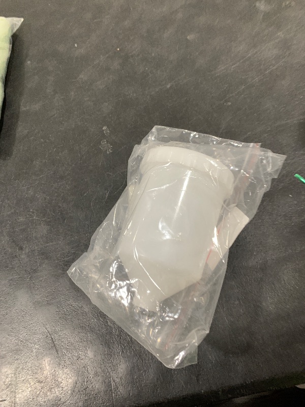 Photo 1 of TOTMOX Spray Gun Cup, ABS Plastic Gravity Feed Paint Cup Replacement Pot w/ 20mm Thread Connector for Model Spray Guns, 600ml/20.3 oz
