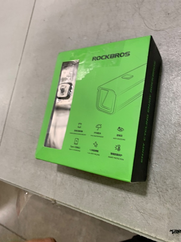 Photo 1 of ROCKBROS Bike Light 1000 Lumens USB Rechargeable Bike Headlight Led IPX6 Waterproof Bike Front Light 5 Modes Aluminum Alloy Super Bright Bike Light for Night Riding