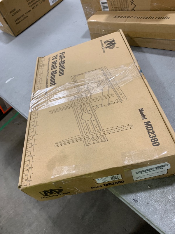 Photo 1 of Mounting Dream TV Wall Mount for 32-65 Inch Television,Mount with Swivel and Tilt, Full Motion Bracket with Articulating Dual Arms, Fits 16inch Studs, Max VESA 400X400 mm, 99lbs, MD2380