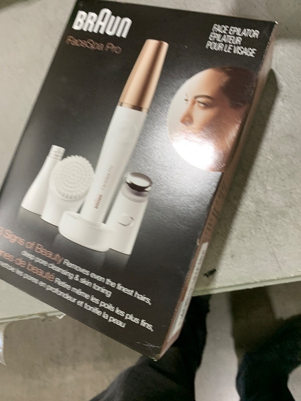 Photo 1 of Braun Face Epilator Facespa Pro 911, Facial Hair Removal for Women, Hair Removal Device, 3-in-1 Epilating, Cleansing Brush and Skin Toning with 3 Extras