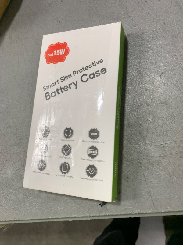 Photo 1 of GIN FOXI Battery Case for iPhone 15 Pro Max/15 Plus, 15W Fast Charging Battery Charger Case Rechargeable Real 8000mAh Ultra-Slim Anti-Fall Protection Extended Charger for iPhone 15ProMax&15Plus(6.7")
