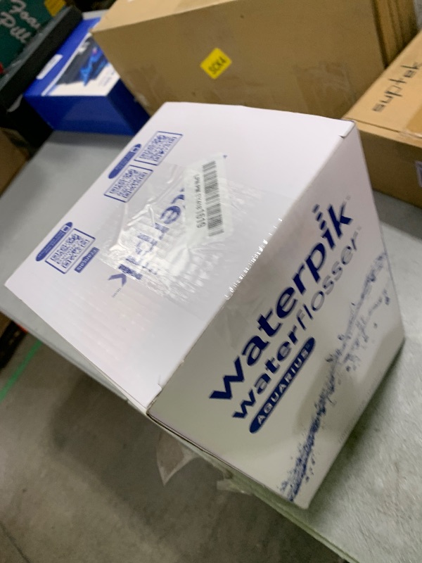 Photo 1 of Waterpik Aquarius Water Flosser For Teeth Cleaning, Gums, Braces, Dental Care, Electric Power With 10 Settings, 7 Tips For Multiple Users And Needs, ADA Accepted, Blue WP-663, Packaging May Vary
