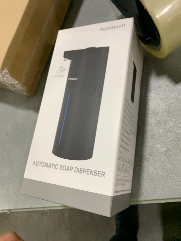 Photo 1 of Aunmaon Automatic Soap Dispenser Touchless, Modern, Kitchen & Bathroom, Hands-Free, Adjustable Volume, Long Battery Life, Compatible with Thick & Thin Soap, Easy for Toddlers, Clog-Free, White