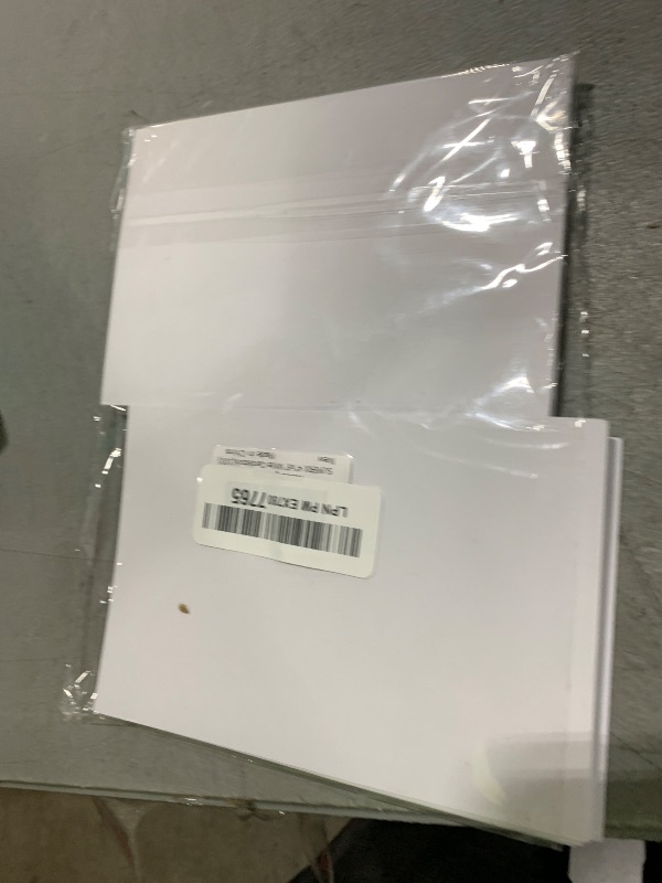 Photo 1 of 100 Sheets 4" X 6" White Cardstock, Heavyweight Cardstock Sheets Blank Invitation Paper Greeting Cards Printable, 75lb Cover 200 GSM/White