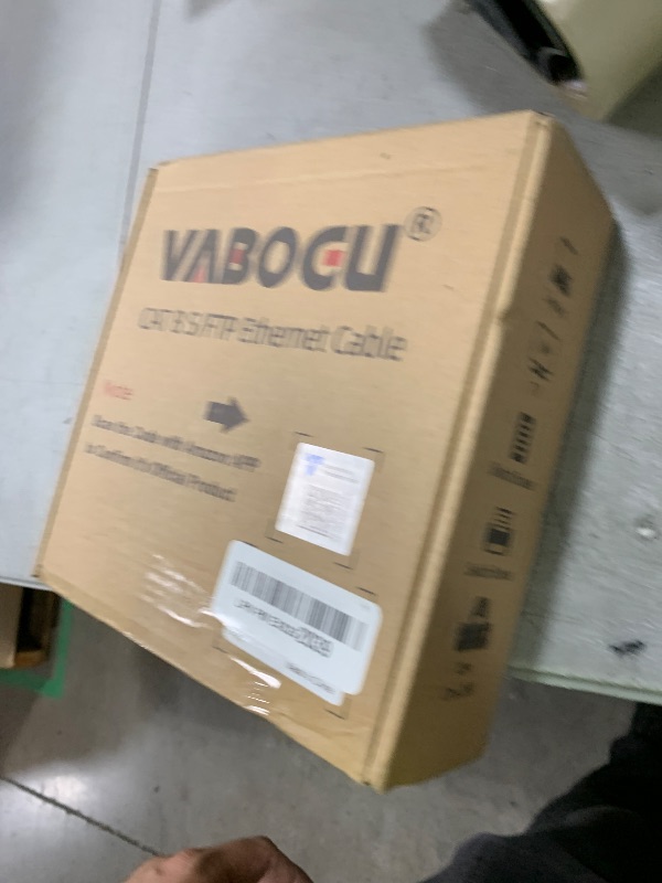 Photo 1 of Vabogu Cat 8 Ethernet Cable, 100ft Heavy Duty High Speed Internet Network Cable, 26AWG, 2000Mhz 40Gbps with Gold Plated RJ45 Connectors, Shielded for Indoor & Outdoor Use