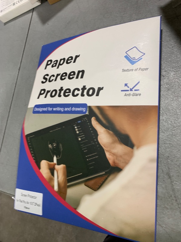 Photo 1 of XIRON 2 Pack Paper Screen Protector for iPad Air 3 (2019) 10.5 inch, iPad Pro 10.5 (2017), Matte PET Film for iPad Pro/Air 10.5, Write and Draw Like on Paper, Anti-Glare Screen Protector