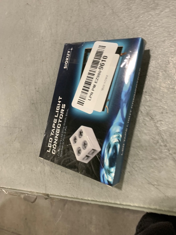 Photo 1 of 20 PCS 2-Pin 8mm Solderless LED Strip Connectors, Reliable and Easy-to-Install, Solidly Connected LED Light Connectors